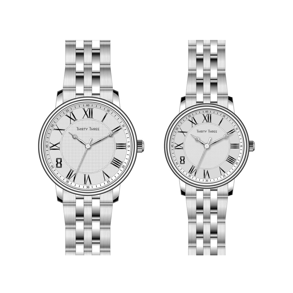 Couple watch- Free Watch Box - TH2007L-S01-S01/TH2007MS01-S01